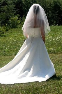 Maggie Sottero Wedding Gown Sz 14 Petite Ivory
