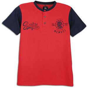 Southpole Color Block S/S Henley   Mens   Casual   Clothing   Red