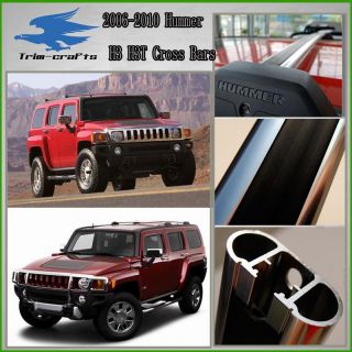 06 10 Hummer H3 H3T OE Style 2 Roof Rack Cross Bars Set with Lock