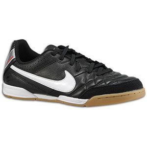 Nike Tiempo Natural IV IC   Boys Grade School   Black/Metallic Cool