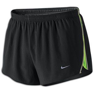 Nike Fundamental 2 Split Short   Mens   Black/Electric Green/Silver