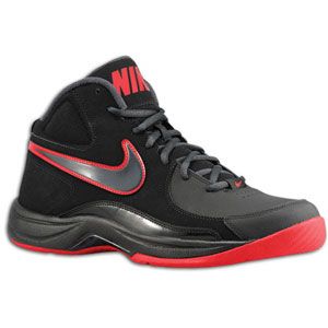 Nike Overplay VII   Mens   Basketball   Shoes   Black/Sport Red