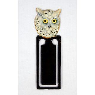 Wholesale Pack Handpainted White Snowy Owl Bird Bookmark