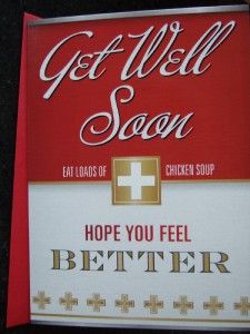 Funny Get Well Soon Card Choose from 2 Great Designs