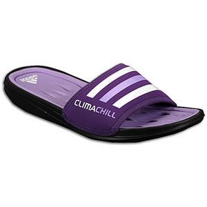 adidas Climacool Chill Recovery Slide   Womens   Black/Power Purple