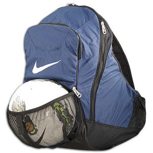 Nike Team Nutmeg Backpack   Soccer   Accessories   Midnight Navy/Black