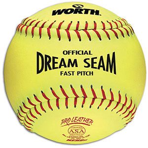 Fastpitch Softball features a pro leather cover with a cork core. 0.47