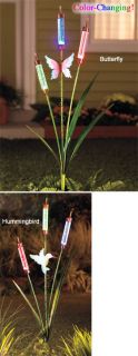 New Solar Light Color Changing Butterfly or Hummingbird