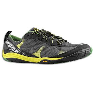 Merrell Road Glove   Mens   Running   Shoes   Black/Lime Zest