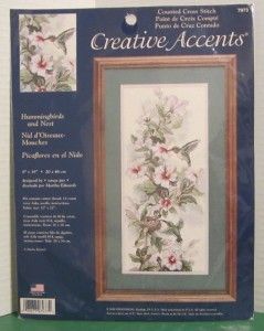 Dimensions Hummingbirds and Nest Counted Cross Stitch Kit