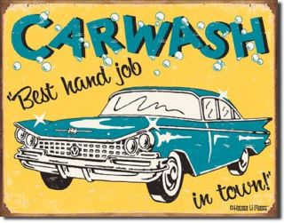 Humorous Sign Car Wash Best Hand Job