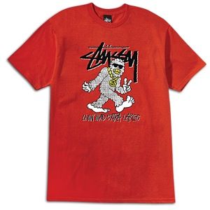Mad Large t shirt by Stussy. Regular fit. Stussy Livin Mad Extra
