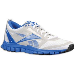 Reebok RealFlex Speed   Mens   Running   Shoes   White/Vital Blue