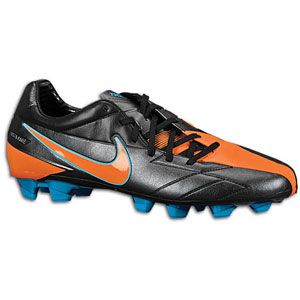 Nike Total90 Laser IV KL FG   Mens   Soccer   Shoes   Black/Blue Glow