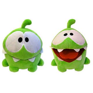 Cut The Rope Plush Toy Set of 2 OM Noms Hungry Happy 5 Inch