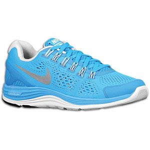 Nike LunarGlide + 4   Womens   Running   Shoes   Blue Glow/Blue Tint