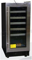 Aficionado C343 Stainless Steel and Black Luxury Cellar