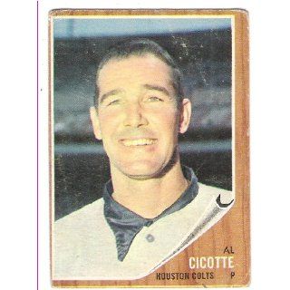 1962 Topps #126 Al Cicotte EX   Excellent or Better