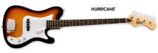 New Eastwood Hurricane Bass Sunburst Magnatone Tribute