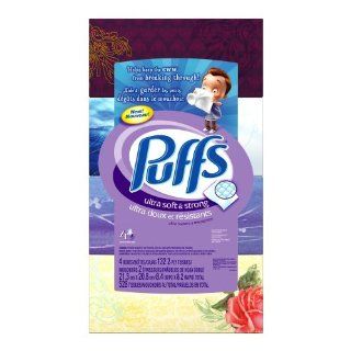 Puffs Ultra Soft & Strong Facial Tissues, 132 Count Box
