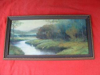 Original Pastel by Well Listed California Artist Harry Linder 1920S