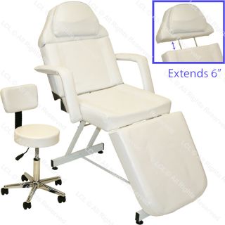Hydraulic Facial Massage Table Bed Chair Tattoo Beauty Barber Salon