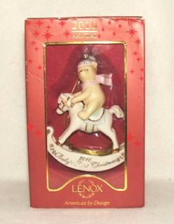 Lenox 2010 Winnie The Pooh Babys First Christmas Ornament 813094 New