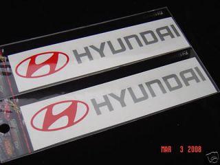 Hyundai Sticker Decal Emblem Badge Tiburon Sonata Excel