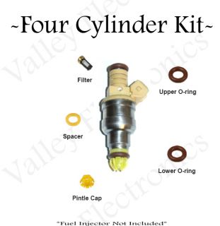 Hyundai Accent Excel Scoupe 1 5L Fuel Injector Service Repair Kit O