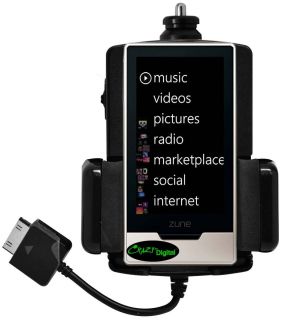 FM Transmitter Car Charger for Microsoft Zune