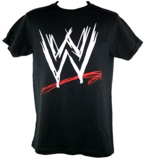 WWE Big Logo World Wrestling Entertainment T Shirt Black