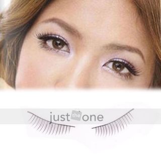 10 Pairs Women Lady Cosmetic Natural Fake False Eyelashes Make Up Eye