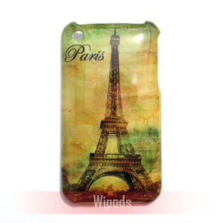 Paris Eiffel Tower Designer Hard Back Case Cover Skin for Apple iPhone