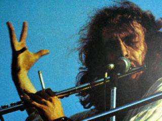 Ian Anderson Jethro Tull 1970 Vintage Flute Poster