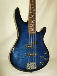 Ibanez GSR200FM Gio Electric Bass Guitar Transparent Blue Burst