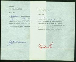 Frank Zappa 1970 Release Documents Signed by 7 Mothers of Invention