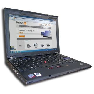 IBM Lenovo ThinkPad X200 7453 M3U Intel C2D 1GB RAM P8600 2 4 W7P 32