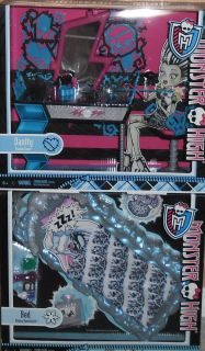 Monster High Abbey Bominable Ice Bed Frankie Stein Vanity Playset New