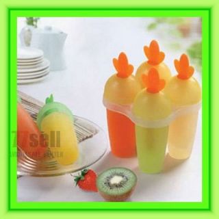 Carrots Popsicle Molds Freezer Ice Pop Maker Moulds New