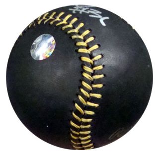 Ichiro Suzuki Autographed Signed MLB Black Baseball 31 Holo