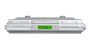 Sony ICF CDK50 Under Cabinet Kitchen CD Clock Radio