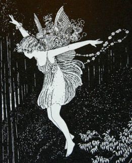 Exrare 1925 Ida Outhwaite Green Road Fairyland Beautiful Illustrations