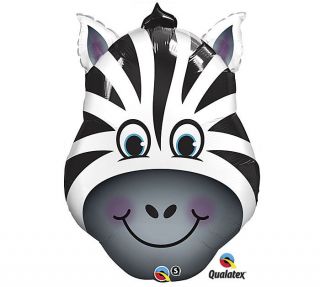 Zany ZEBRA Face Black & White Zoo Circus Jungle Wild Animals Party