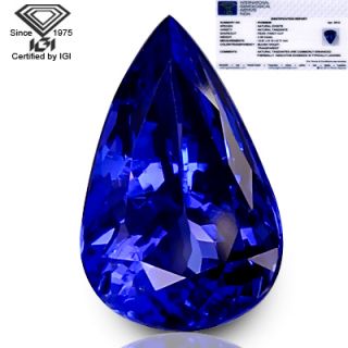 38 Ct IGI Certified AAA+ Gorgeous Luster 100%Natural Bluish Violet