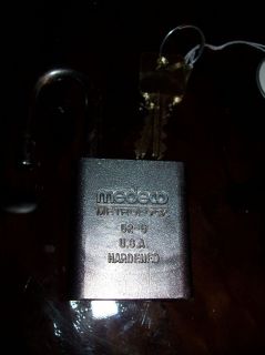 Medeco High Security Padlock with Removable Core Used with 2 Keys