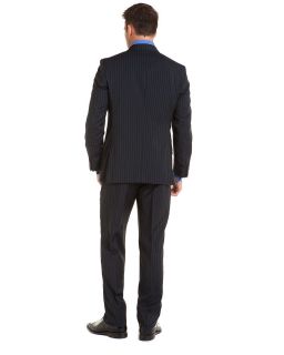 Ike Behar Navy Stripe Suit