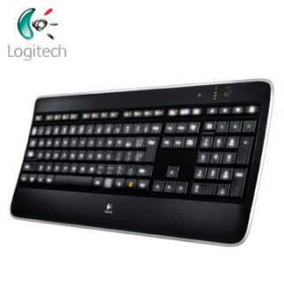 New Logitech Wireless USB Illuminated Keyboard K800