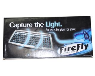 New Original Firefly Borealis Illuminated USB Keyboard