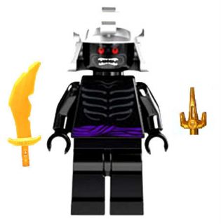 Lego Ninjago Lord Garmadon Minifigure with 2 Weapons New Minifig