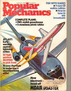 Popular Mechanics Magazine August 1976 Midair Disaster